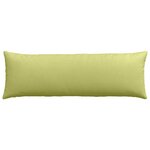 vidaXL Coussins de canapé 2 Pièces Vert clair 120 x 40 cm tissu