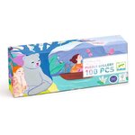 Djeco DJ07635 - Puzzle gallery Children's lake 100 pièces