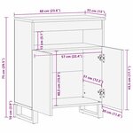 vidaXL Meubles et étagères de rangement pour médias Blanc et Noir