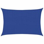 vidaXL Voile d'ombrage 160 g/m² Bleu 2 5x3 5 m PEHD
