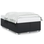 vidaXL Cadre de lit sans matelas noir 120x190 cm similicuir