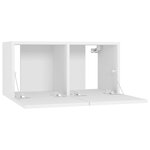 vidaXL Meubles TV 4 Pièces Blanc 60x30x30 cm Aggloméré
