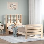 vidaXL Cadre de lit sans matelas 90x190 cm bois de pin massif