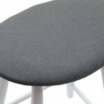 vidaXL Chaises de salle à manger 2 Pièces Blanc 46 x 37 x 63 cm