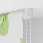 vidaXL Store enrouleur de douche 90x240 cm largeur du tissu 86 cm