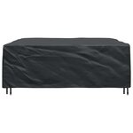 vidaXL Housse pour mobilier d'extérieur Noir 200 x 200 x 90 cm 210D