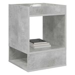 vidaXL Table d'appoint 2 Pièces Gris béton 40 x 40 x 56 cm