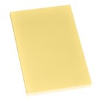 Bloc-notes jaune uni post-it 102 x 152 mm - bloc de 100 feuilles - lot de 12