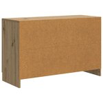 vidaXL Buffet Chêne artisanal 89 x 34 5 x 57 cm Bois d'ingénierie