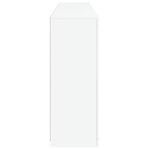 vidaXL Buffet avec lumières LED blanc 181 5x37x100 cm