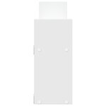 vidaXL Armoire murale 100x18x40 cm blanc bois d'ingénierie