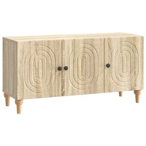 vidaXL Meuble TV Chêne Sonoma 99 x 34 5 x 50 cm Bois d'ingénierie