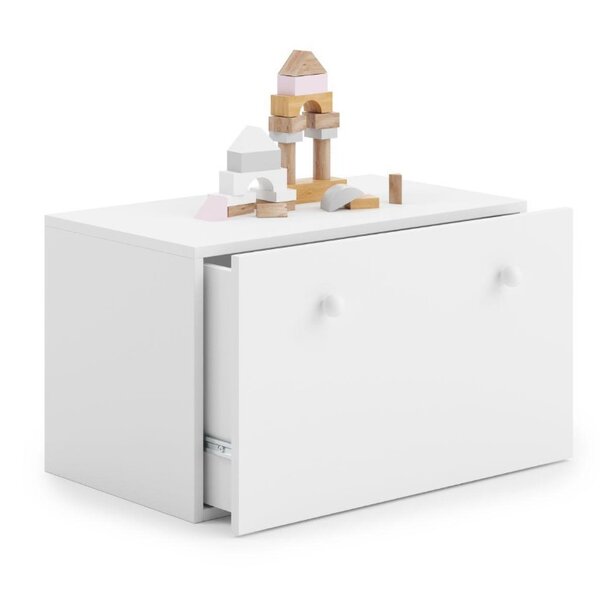 Coffre à jouets Inga blanc