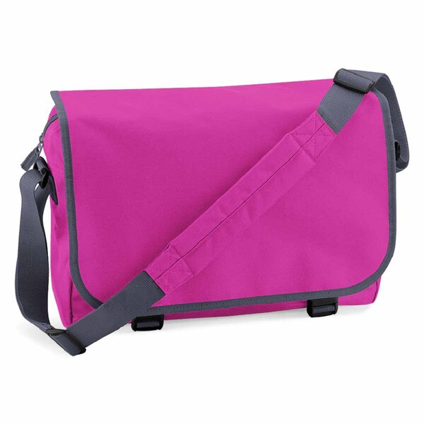 Sac bandoulière sacoche porte documents - BG21 - rose fuschia
