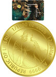 Pièce de monnaie en Or 12 Dollars g 0.031 (1/1000 oz) Millésime 2026 SIREN 1/1000 (PRÉCOMMANDE)