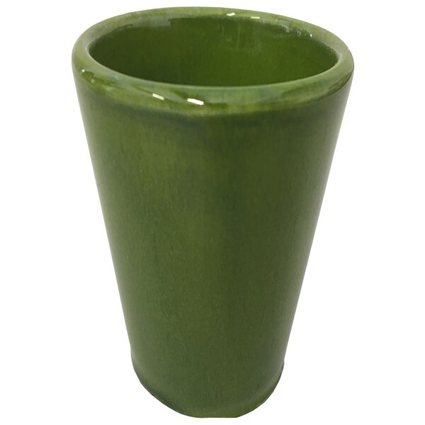 Tasse expresso en céramique aspect vieilli - vert