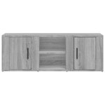 vidaXL Meuble TV Sonoma gris 100x31 5x35 cm Bois d'ingénierie
