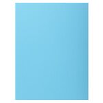 Paquet 100 Chemises 1 Rabat Super 160 - 24x32cm - Bleu Clair - X 5 - Exacompta