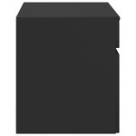 vidaXL Cabinet de Salle de Bain Mural Noir 59 x 44 5 x 50 cm