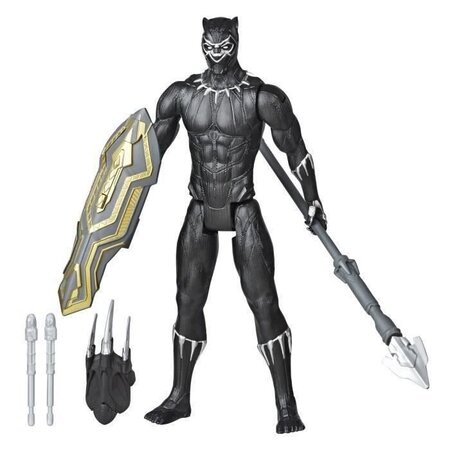 Marvel avengers – figurine black panther titan hero blast gear deluxe - 30  cm - La Poste