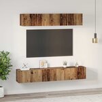 vidaXL Ensemble de meubles TV 5 Pièces Bois ancien Standard Moyen