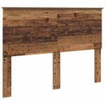 vidaXL Tête de lit Bois Ancien 140 cm Bois d'ingénierie