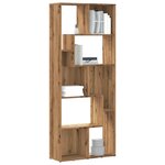 vidaXL Bibliothèque chêne artisanal 67x24x161 cm bois d'ingénierie