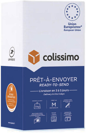 Colissimo Prêt-à-Envoyer Union Européenne - Boîte de taille M - 3 kg