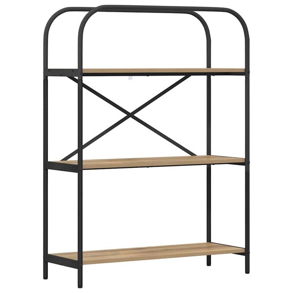vidaXL Étagère chêne artisanal 80 x 30 x 109 cm Bois d'ingénierie