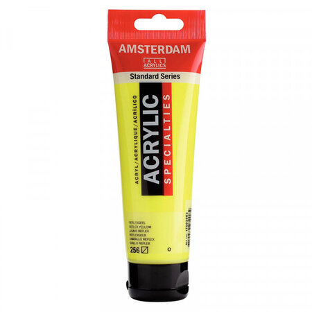 Peinture acrylique en tube - jaune reflex - 120ml - amsterdam