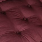 vidaXL Pouf modulaire marron 140x70x36 tissu