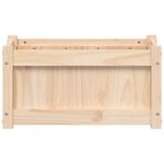 vidaXL Jardinière d'extérieur 60x31x31 cm bois de pin massif