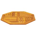 vidaXL Dessus de table 80x80x2 2 cm octogonal bois massif d'acacia