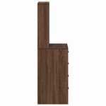 vidaXL Haut Armoire Chêne marron 40 x 41 x 135 cm Bois d'ingénierie