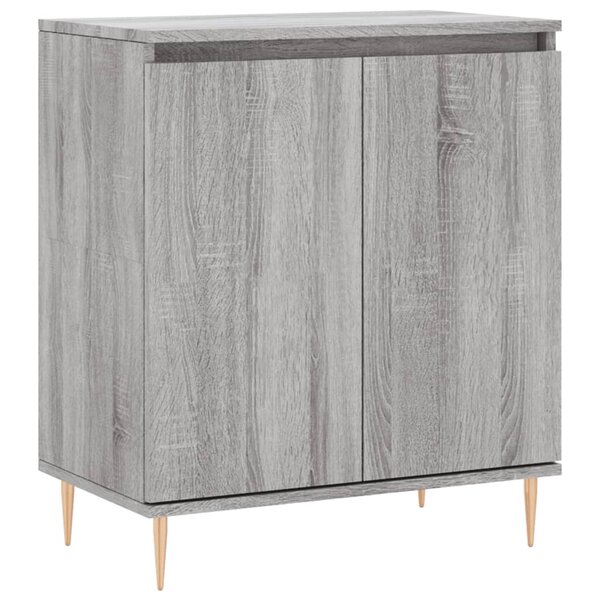 vidaXL Buffet Sonoma gris 60x35x70 cm Bois d'ingénierie