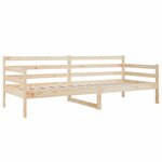 vidaXL Lit de jour sans matelas 90x190 cm bois de pin massif