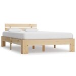 vidaXL Cadre de lit sans matelas 140x200 cm bois massif de pin