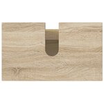 vidaXL Unité de vanité de salle de bain Chêne Sonoma 60 x 35 x 60 cm