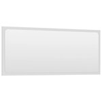 vidaXL Ensemble de meubles de salle de bain Blanc Bois d'ingénierie