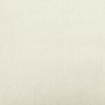 vidaXL Coussin de Dos Crème 100 x 50 cm Tissu en velours côtelé