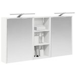 vidaXL Ensemble de Meubles de Salle de Bain 3 Pièces 116 x 16 x 62 5 cm