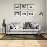 vidaXL Tapis HUARTE à poils courts doux lavable vert forêt 120x170 cm