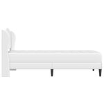 vidaXL Cadre de lit avec tête de lit Blanc 80 x 200 cm Simili cuir