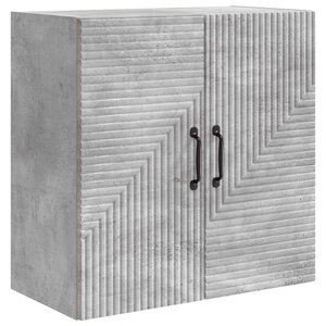 vidaXL Armoire Murale Gris béton 59 x 31 x 60 cm Bois d'ingénierie