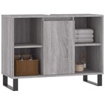 vidaXL Armoire salle de bain sonoma gris 80x33x60 cm bois d'ingénierie