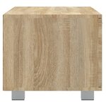 vidaXL Meuble TV Chêne sonoma 120x40 5x35 cm Bois d'ingénierie