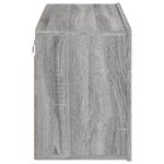 vidaXL Meuble TV mural sonoma gris 80x30x41 cm