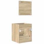 vidaXL Cabinet de salle de bain 41 x 38.5 x 48 cm Bois d'ingénierie