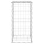 vidaXL Mur en gabion avec couvercles Acier galvanisé 60x50x100 cm