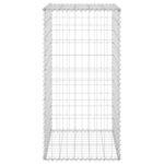 vidaXL Mur en gabion avec couvercles Acier galvanisé 60x50x100 cm